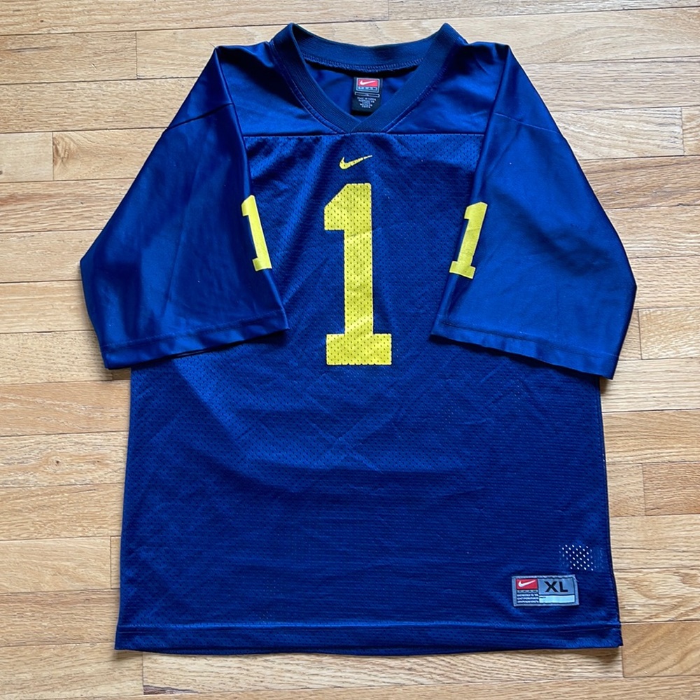 Michigan Wolverine Nike Team Football Jersey Mesh